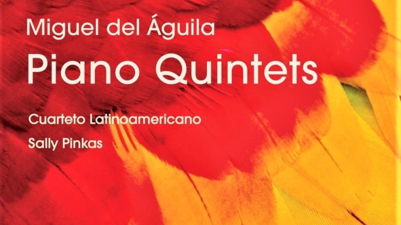 del Aguila piano quintets album cover